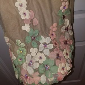 Blush cocktail dress